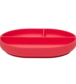Tallerkener-OYOY Tallerken - Enkei Suction - Silikone - Cherry Red