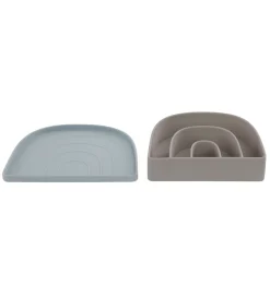Skåle-OYOY Tallerken & Skål - Rainbow - Dusty Blue/Clay