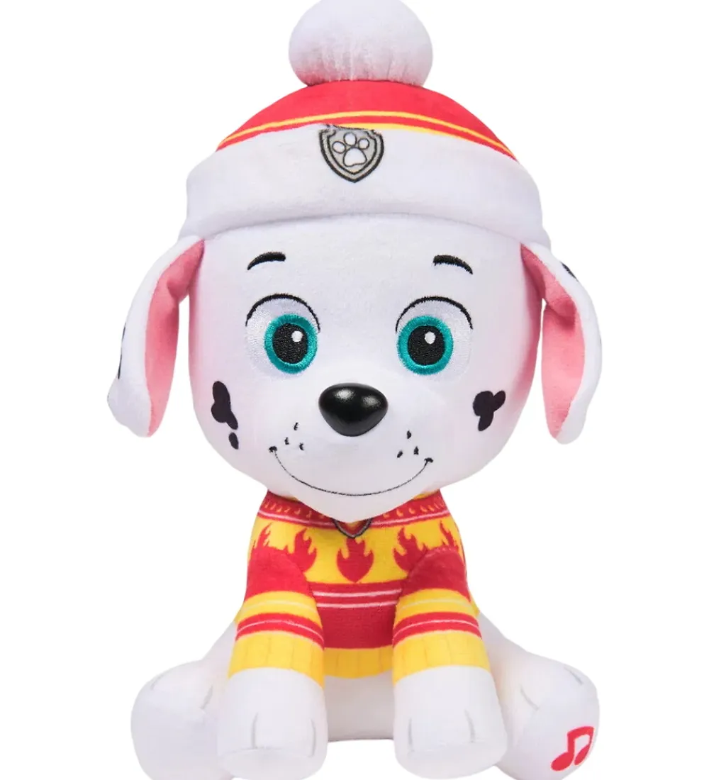 Bamser-Paw Patrol Bamse m. Musik - Holiday Music - 20 cm - Marshall