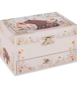 Smykkeskrin|Smykker-Petit Monkey Musikbox Bear - Swan Lake