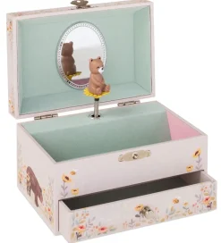 Smykkeskrin|Smykker-Petit Monkey Musikbox Bear - Swan Lake