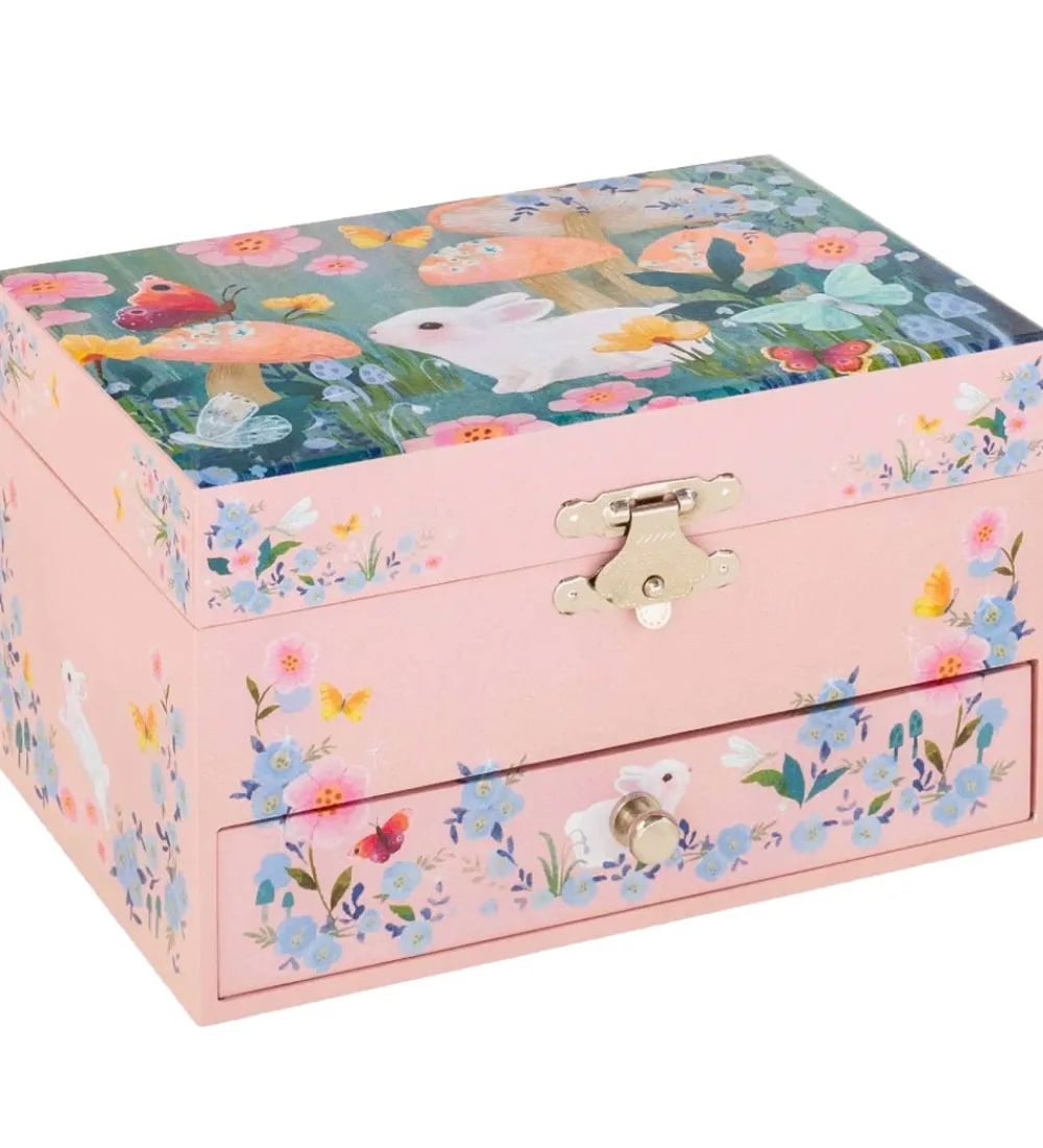 Petit Monkey Smykkeskrin|Smykker*Musikbox Rabbit - Beautiful Dreamer
