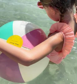 Strandlegetøj-Petites Pommes Badebold - 45 cm - Otto - Menthe/Violet/Pink