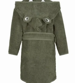 Pippi Baby Badekåber*Badekåbe - Deep Lichen Green m. Drage