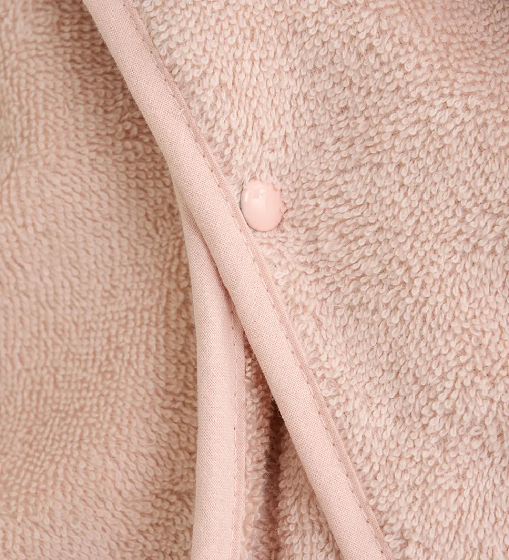 Babyhåndklæde- Og Poncho|Håndklæder-Pippi Baby Badeponcho - Rose Dust