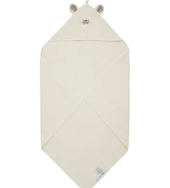 Babyhåndklæde- Og Poncho|Håndklæder-Pippi Baby håndklæde - 83 x 83 cm - Egret
