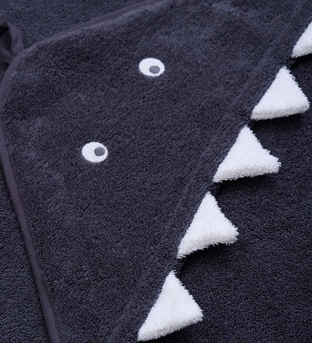 Babyhåndklæde- Og Poncho|Håndklæder-Pippi Baby håndklæde - 83 x 83 cm - Odyssey Gray