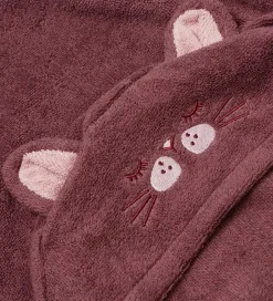 Pippi Baby Babyhåndklæde- Og Poncho|Håndklæder*håndklæde - 70x120 cm - Old Rose
