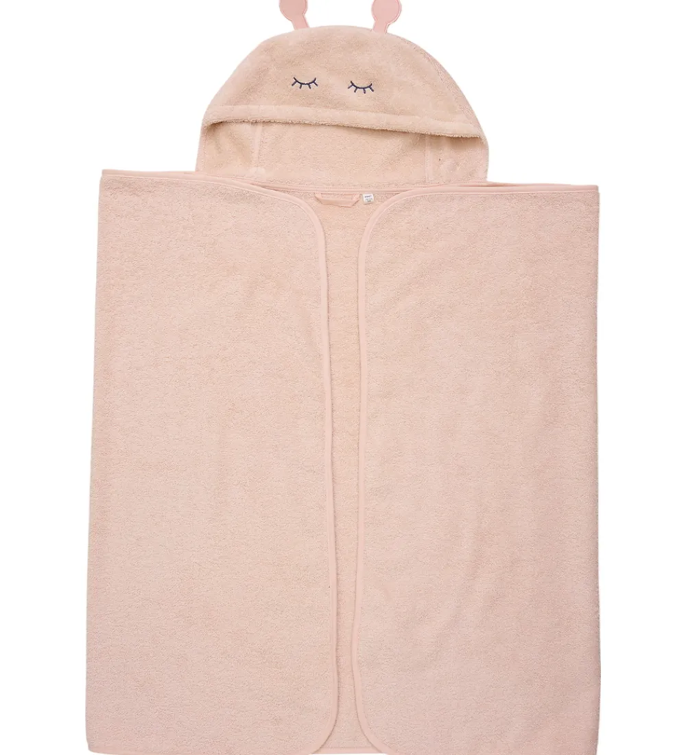 Pippi Baby Babyhåndklæde- Og Poncho|Håndklæder*håndklæde - 70x120 cm - Rose Dust