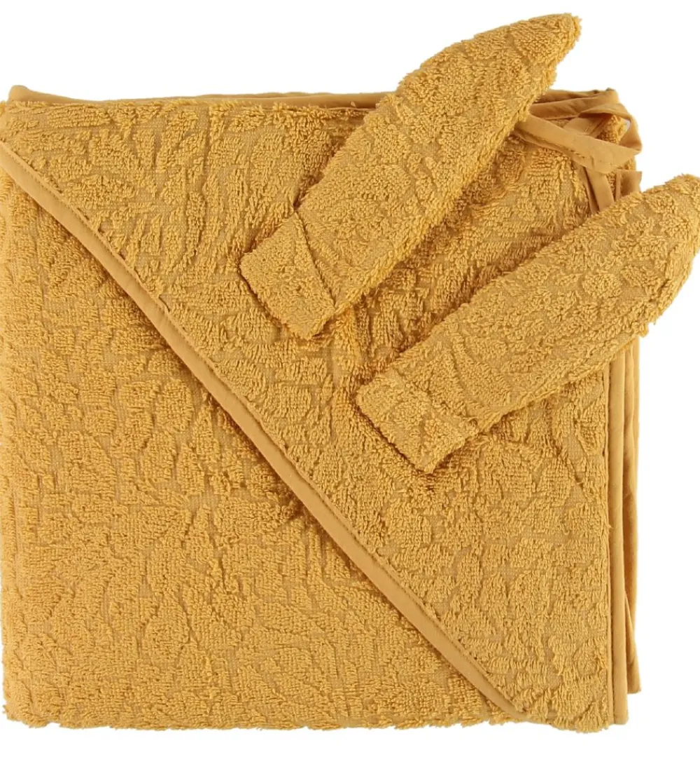 Pippi Baby Babyhåndklæde- Og Poncho*håndklæde - 83x83 cm - Mineral Yellow