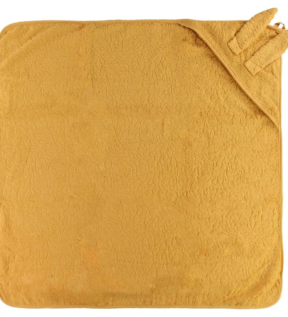Pippi Baby Babyhåndklæde- Og Poncho*håndklæde - 83x83 cm - Mineral Yellow