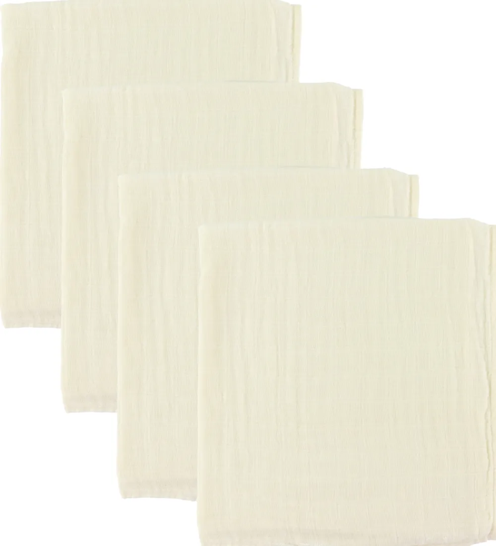 Stofbleer-Pippi Baby Pippi Stofbleer - 4 pak - 65x65 cm - Marshmallow White