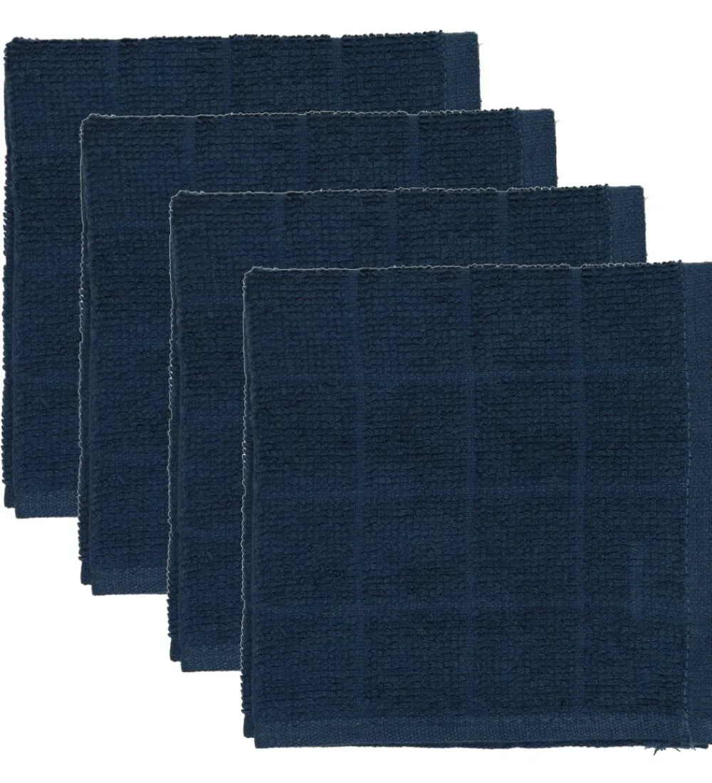 Vaskeklude-Pippi Baby Pippi Vaskeklude - 4-pak - Navy