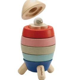 PlanToys Stablelegetøj*Trælegetøj - Stableraket - 11 Dele