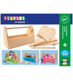 Legeværktøj-Playbox Byg-selv kasse - Træ