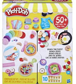 Modellervoks-Play-Doh Modellervoks - 50 Dele - Brunch Time Playset