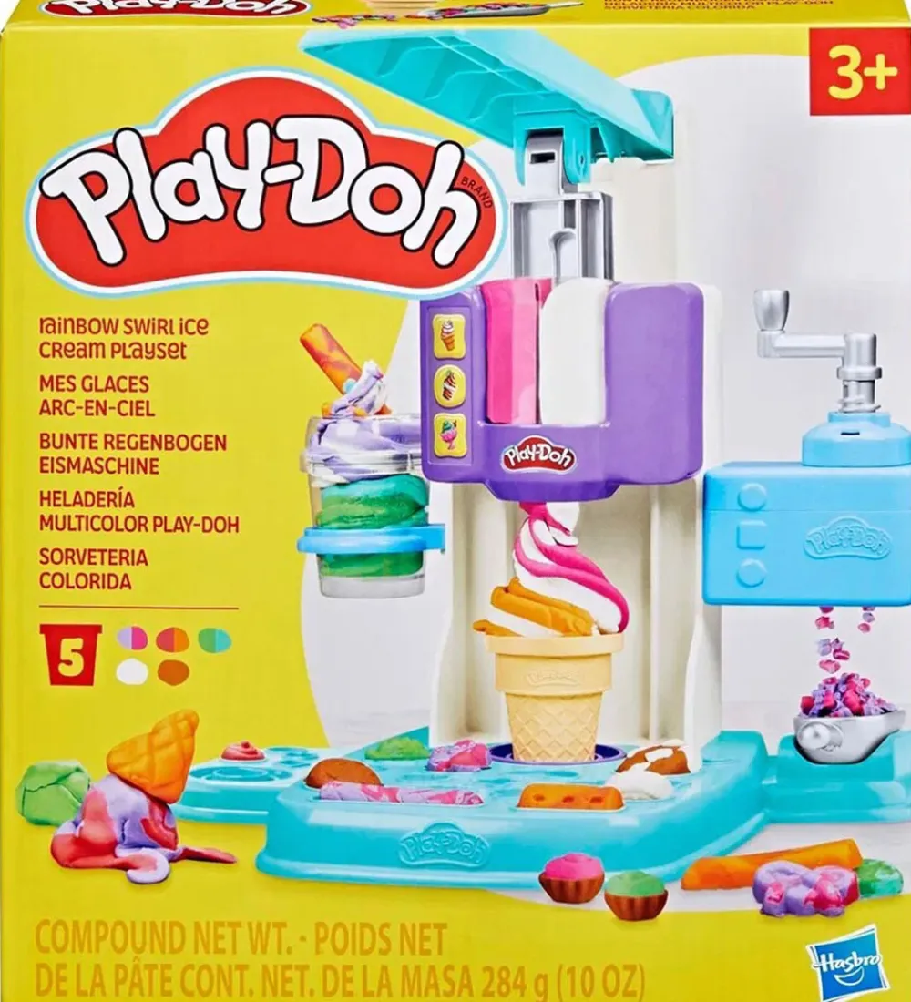 Modellervoks-Play-Doh Modellervoks - Rainbow Swirl Ice Cream