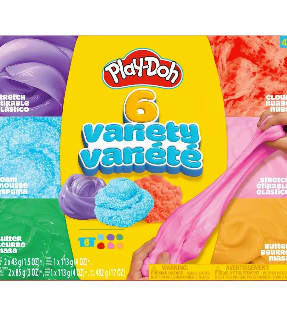 Play-Doh Slim*Slim - Multi Variety Box 6 Pack