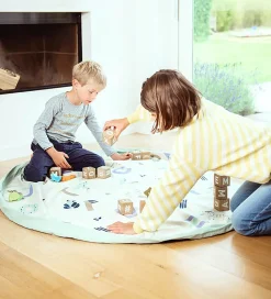 Play&Go Legetæpper Og Legegulve|Opbevaringstæpper*Legetøjstæppe - Ø: 140 cm - Animal Alphabet