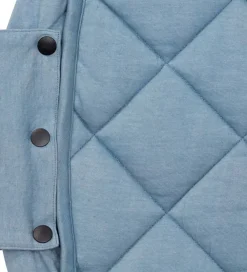 Play&Go Legetæpper Og Legegulve|Opbevaringstæpper*Legetøjstæppe - Ø120 - Soft Organic - Dusty Blue