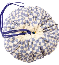 Legetæpper Og Legegulve|Opbevaringstæpper-Play&Go Legetøjstæppe - Ø140 cm - Vichy Purple