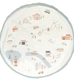 Legetæpper Og Legegulve|Babylegetøj-Play&Go Legetøjstæppe - 140 cm - 2-i-1 - City