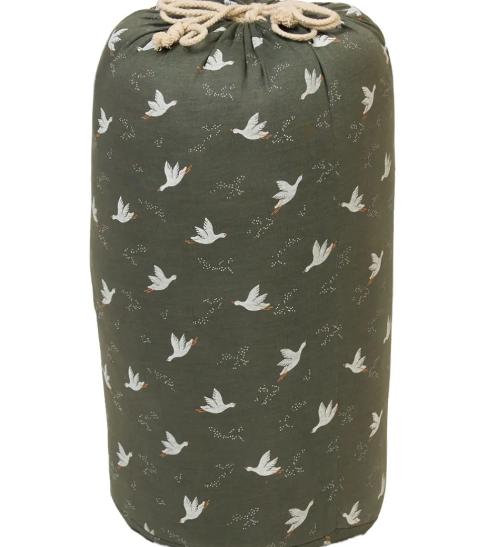 Play&Go Legetæpper Og Legegulve|Tæpper*Legetøjstæppe - Ø120 cm - Soft Organic - Bird