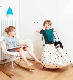 Play&Go Opbevaringstæpper*Legetøjstæppe - Ø140 cm - Paint Wipes