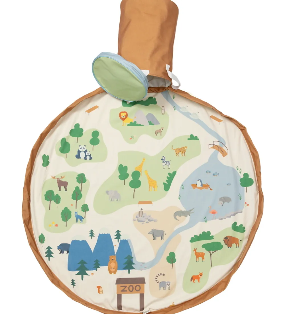 Play&Go Legetæpper Og Legegulve|Babylegetøj*Legetøjstæppe/Kurv - Zoo