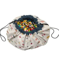 Babylegetøj|Legetæpper Og Legegulve-Play&Go Legetøjstæppe/Opbevaring - 140 cm - 2-i-1- Funny Days