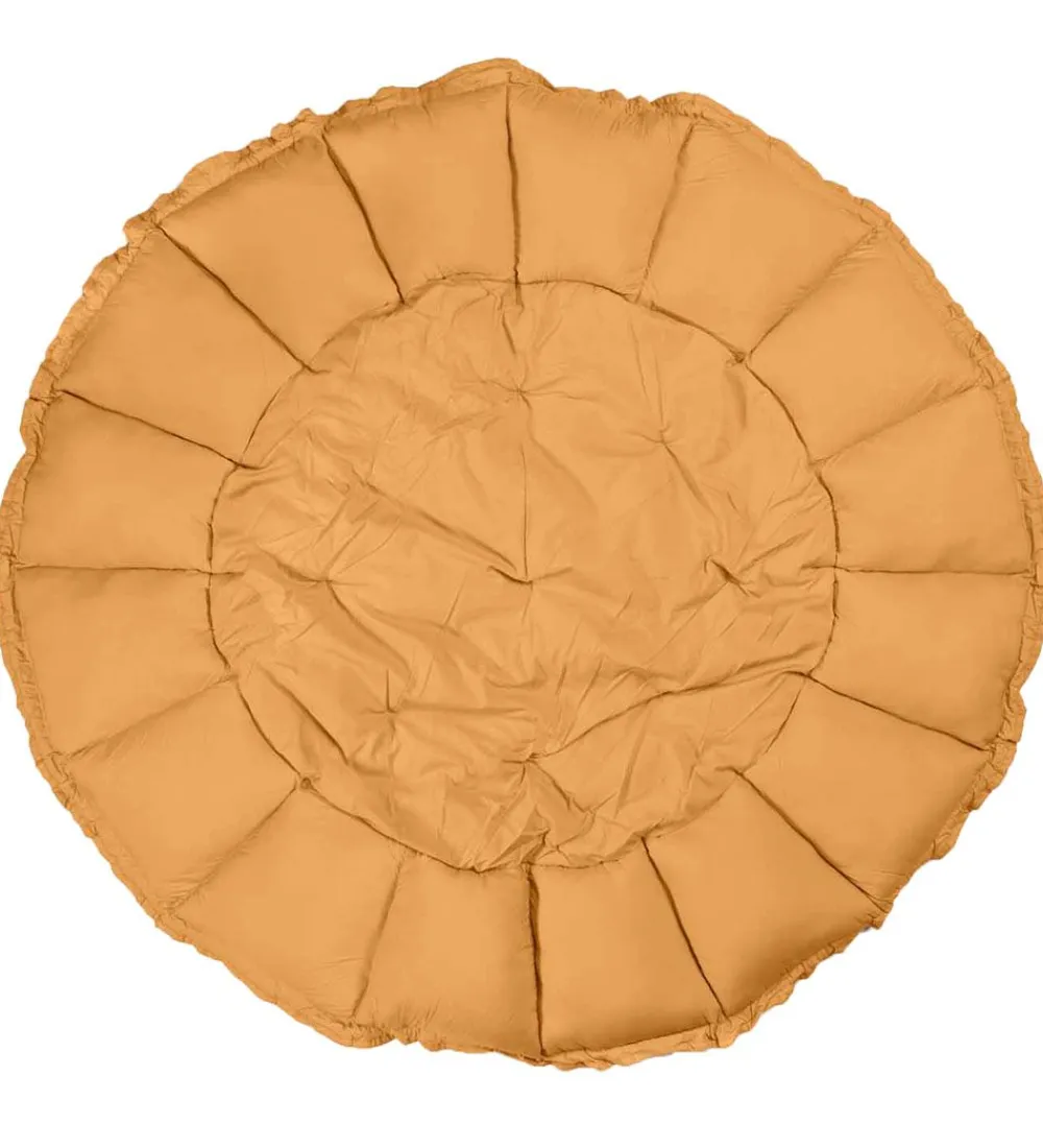 Legetæpper Og Legegulve-Play&Go Legetæppe - 3-i-1 - Ø130 cm - Mustard