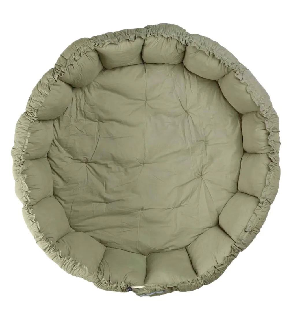 Play&Go Legetæpper Og Legegulve*Legetæppe - 3-i-1 - Ø130 cm - Meadow Green