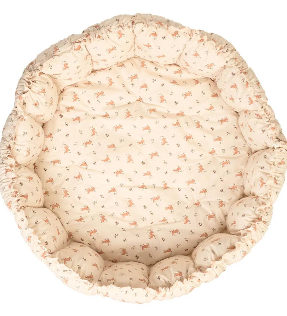 Play&Go Legetæpper Og Legegulve|Tæpper*Legetæppe - 3-i-1 - Ø130 cm - Bloom Rabbit