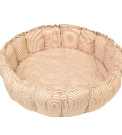 Legetæpper Og Legegulve|Tæpper-Play&Go Legetæppe - 3-i-1 - Ø130 cm - Bloom Stripes Brown