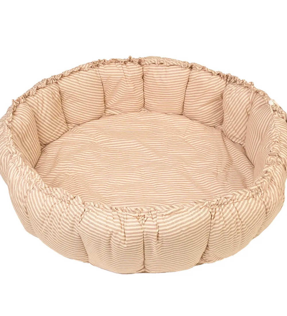 Legetæpper Og Legegulve|Tæpper-Play&Go Legetæppe - 3-i-1 - Ø130 cm - Bloom Stripes Brown