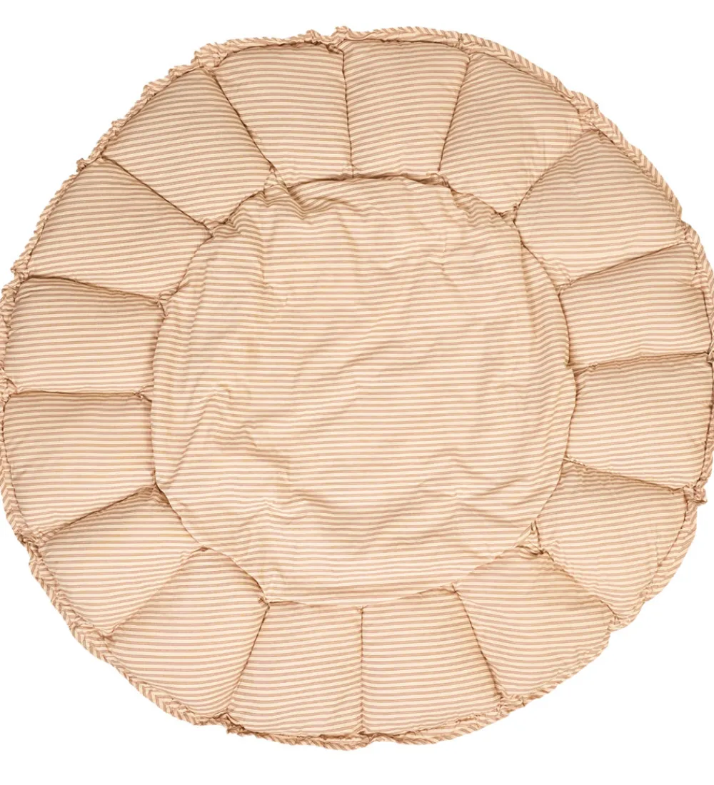 Legetæpper Og Legegulve|Tæpper-Play&Go Legetæppe - 3-i-1 - Ø130 cm - Bloom Stripes Brown