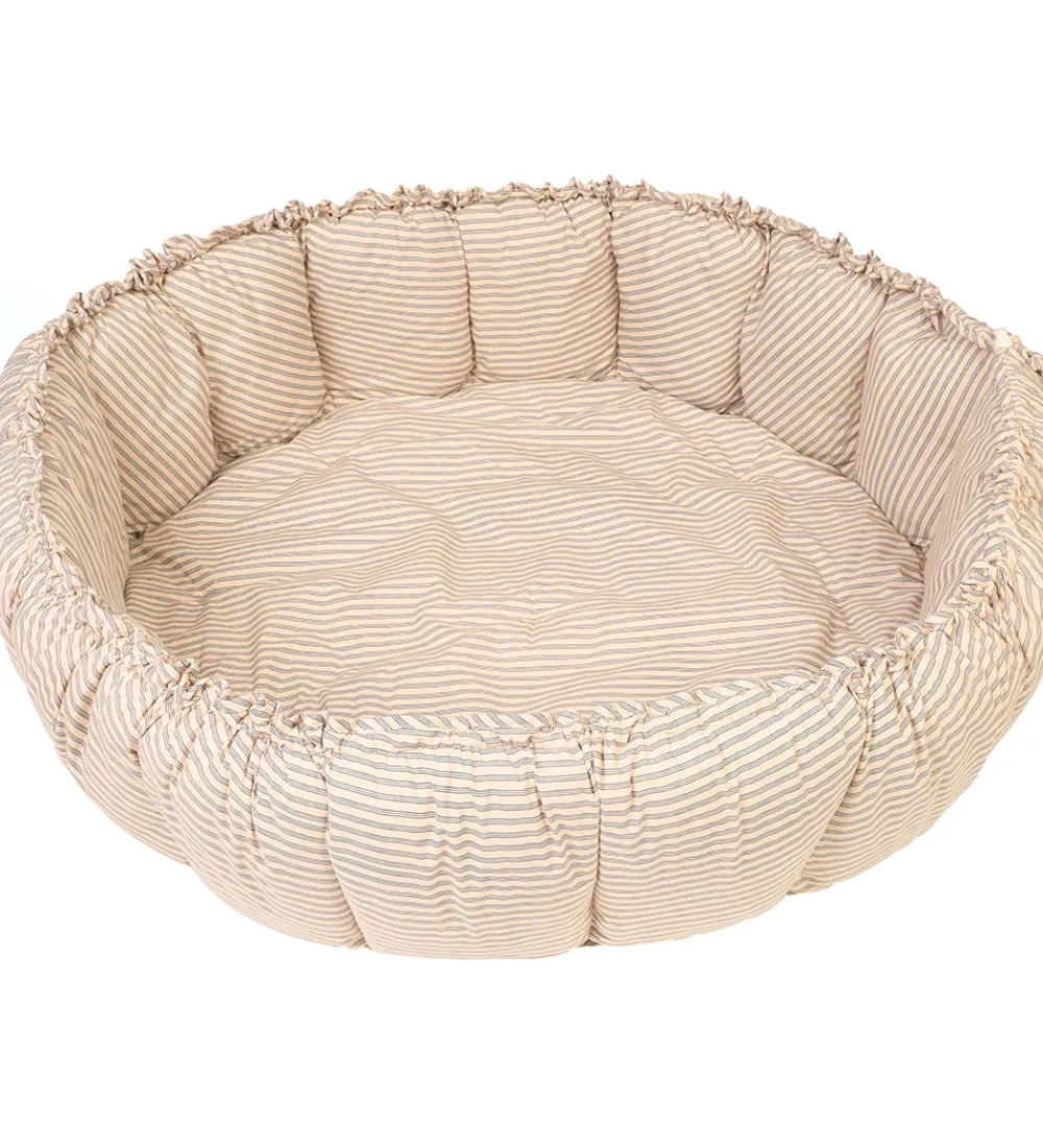 Legetæpper Og Legegulve|Tæpper-Play&Go Legetæppe - 3-i-1 - Ø130 cm - Bloom Stripes Blue