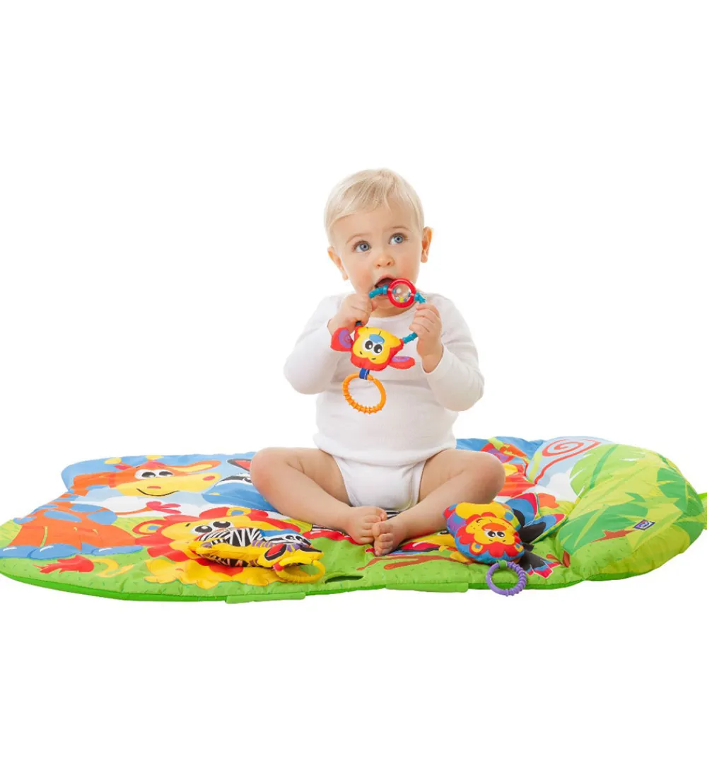 Playgro Legetæpper Og Legegulve|Aktivitetsstativer*Aktivitetstæppe - 5-i-1 - Safari
