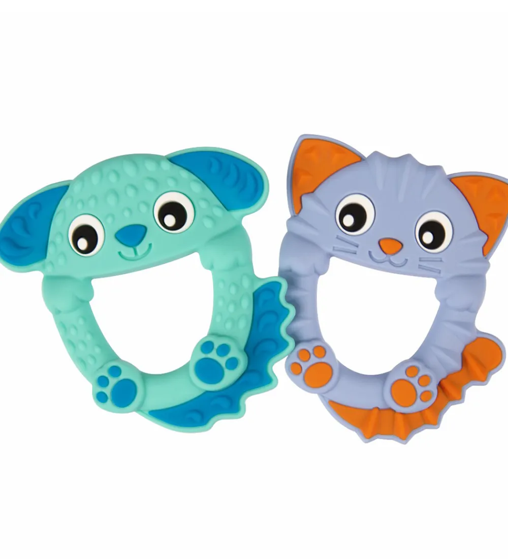 Playgro Bideringe*Bideringe - 2-pak - Hund & Kat