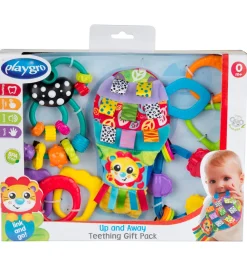 Playgro Bideringe*Gavesæt - Bidelegetøj - Up and Away - 4 Dele