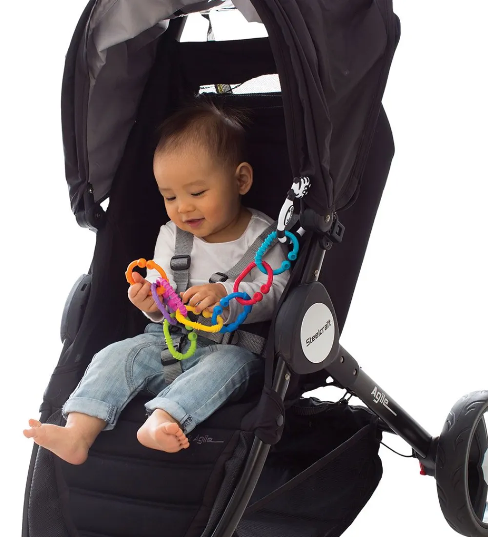Playgro Uroer*Ophængsringe - 9 stk - Zebra