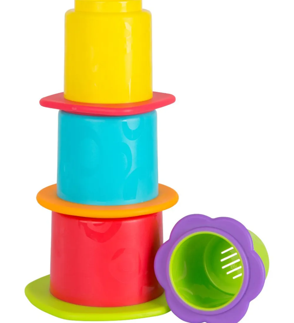 Stablelegetøj-Playgro Stablekopper m. Bidekant - 4 stk.