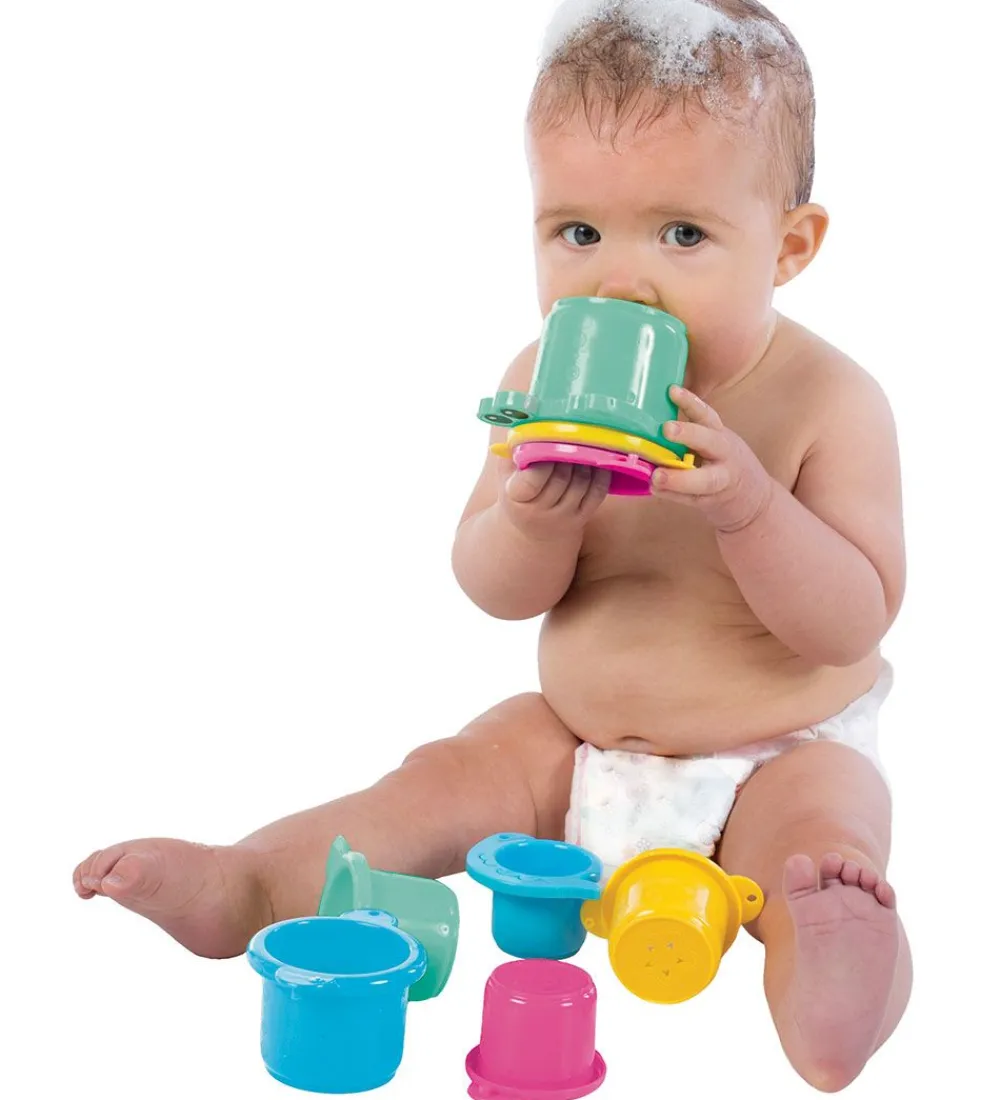Playgro Stablelegetøj*Stablelegetøj - Croc Cups - 8 stk - Multifarvet