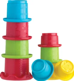 Playgro Stablelegetøj*Stablelegetøj - Stabelkopper - 9 stk - Multifarvet