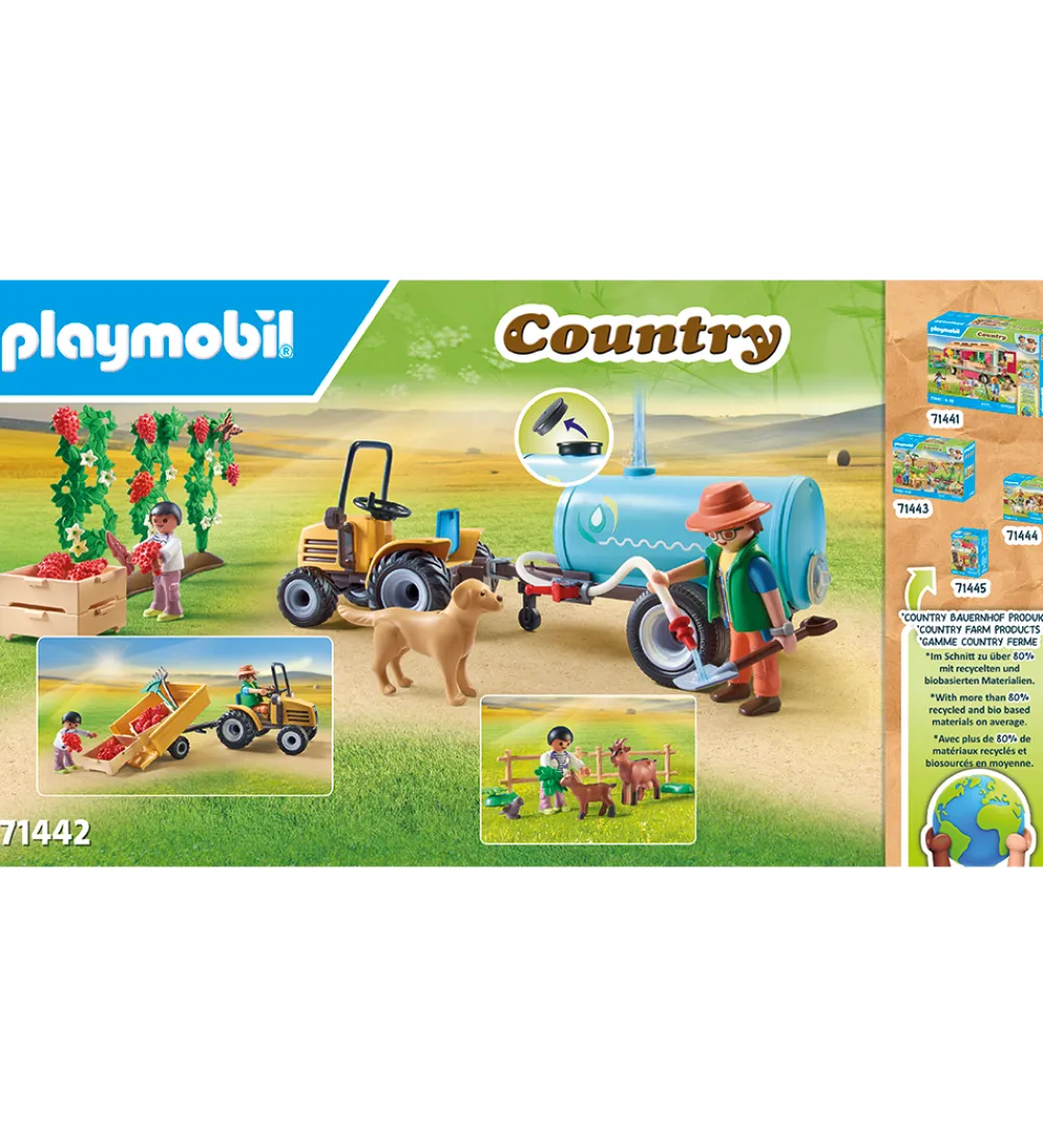 Playmobil Traktorer*Country - Traktor med Anhænger o... - 71442 - 117 Dele