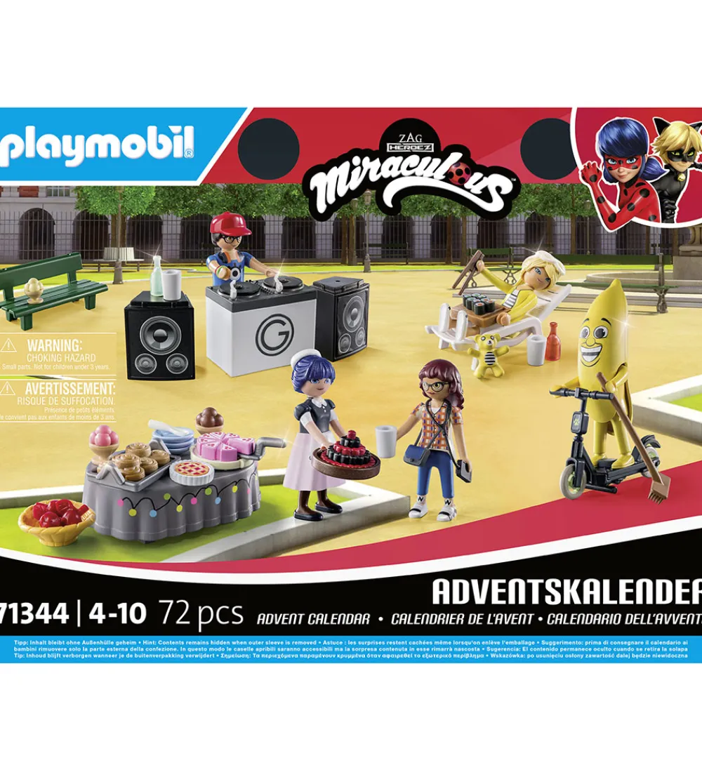Julekalender-Playmobil Miraculous - Julekalender - Picni... - 71344 - 72 Dele