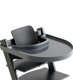 Playtray Højstole*Bord Til Tripp Trapp Højstol - 47,5x27,5 cm - Grå