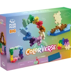Plus-Plus Kreativ Leg|Kreasæt*Big - Learn To Build - 60 stk - Colorverse