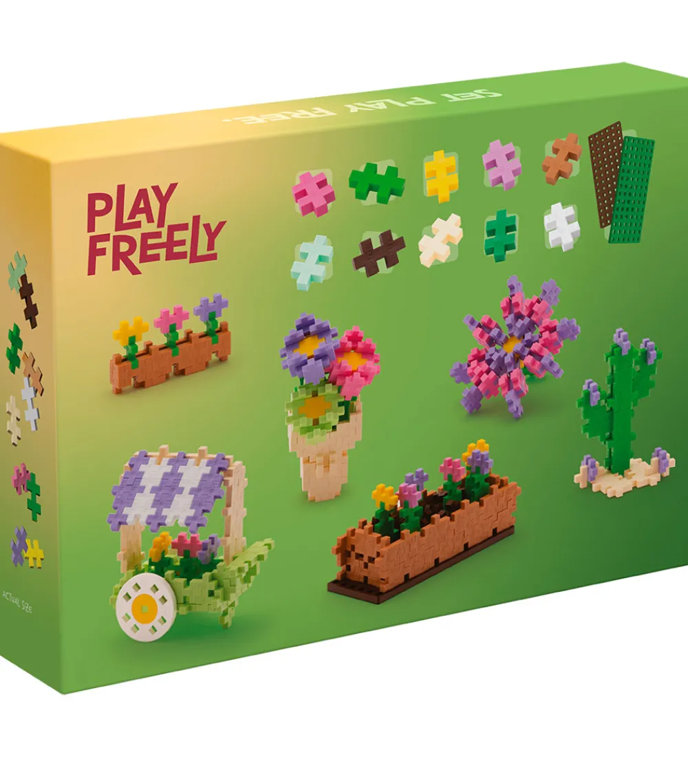 Byg Og Klodser-Plus-Plus Learn To Build - 600 stk. - Flower