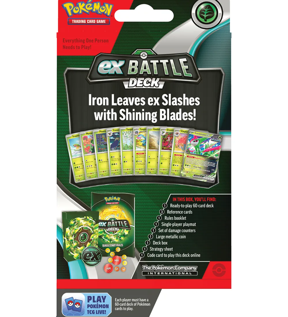 Samlekort-Pokémon Samlekort - Battle Deck - Iron Leaves ex